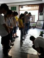美术专业师生参观画展
