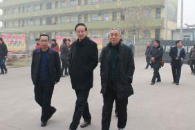 孝义市政协考察团在我校参观考察