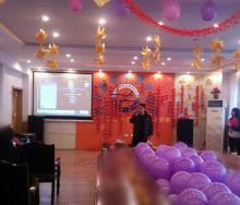 我校会计1302班联欢会活动现场
